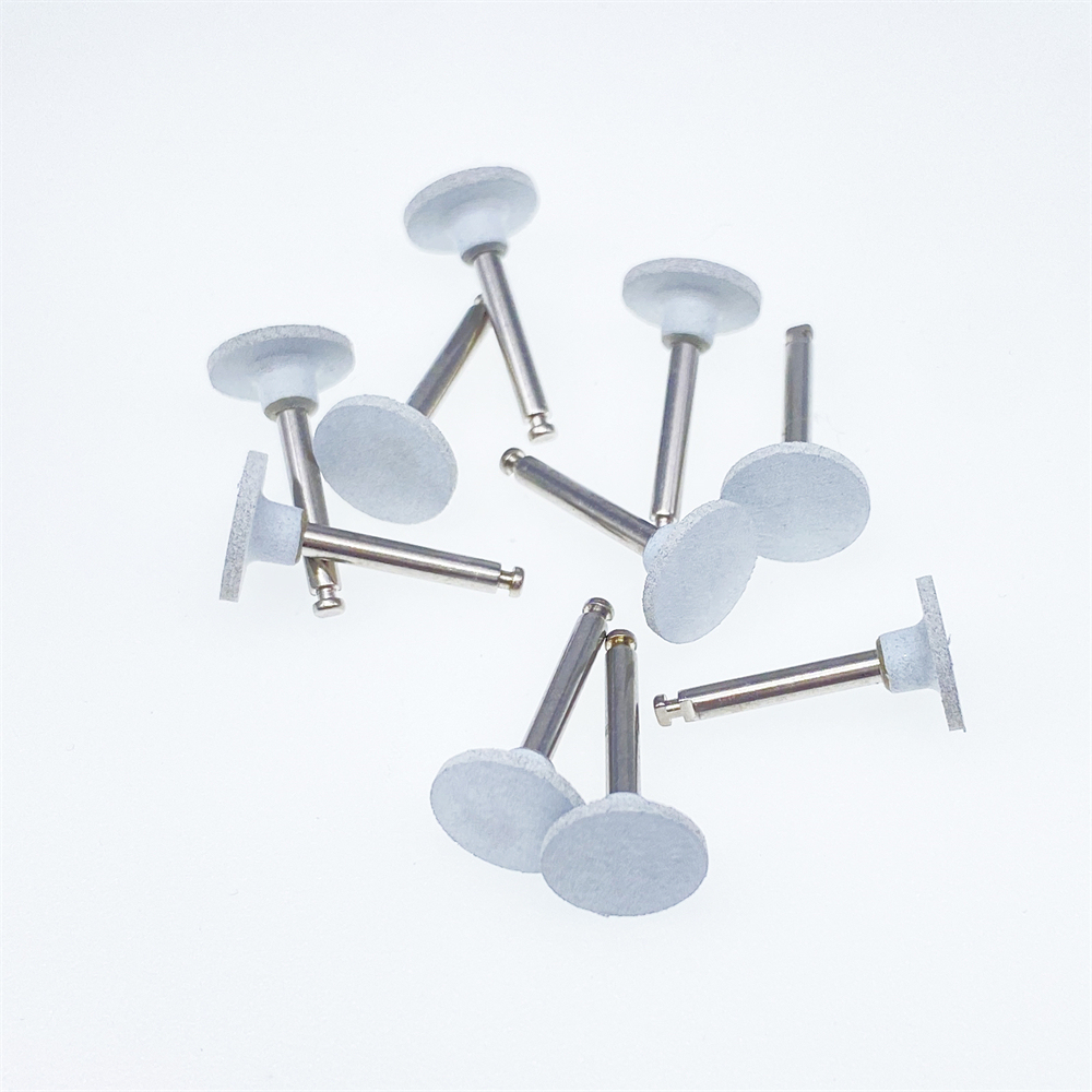 10Pcs Dental Silicone Polishing Finishing Discs For Composite 1*10mm Coarse
