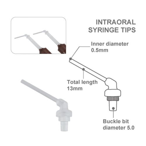 **Dental Disposable Clear Intraoral Tips for ENDO Impression Brown Mixing Tips