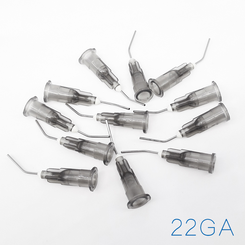 Dental Pre Bent Needle Tips All Size 100Pcs/Bag