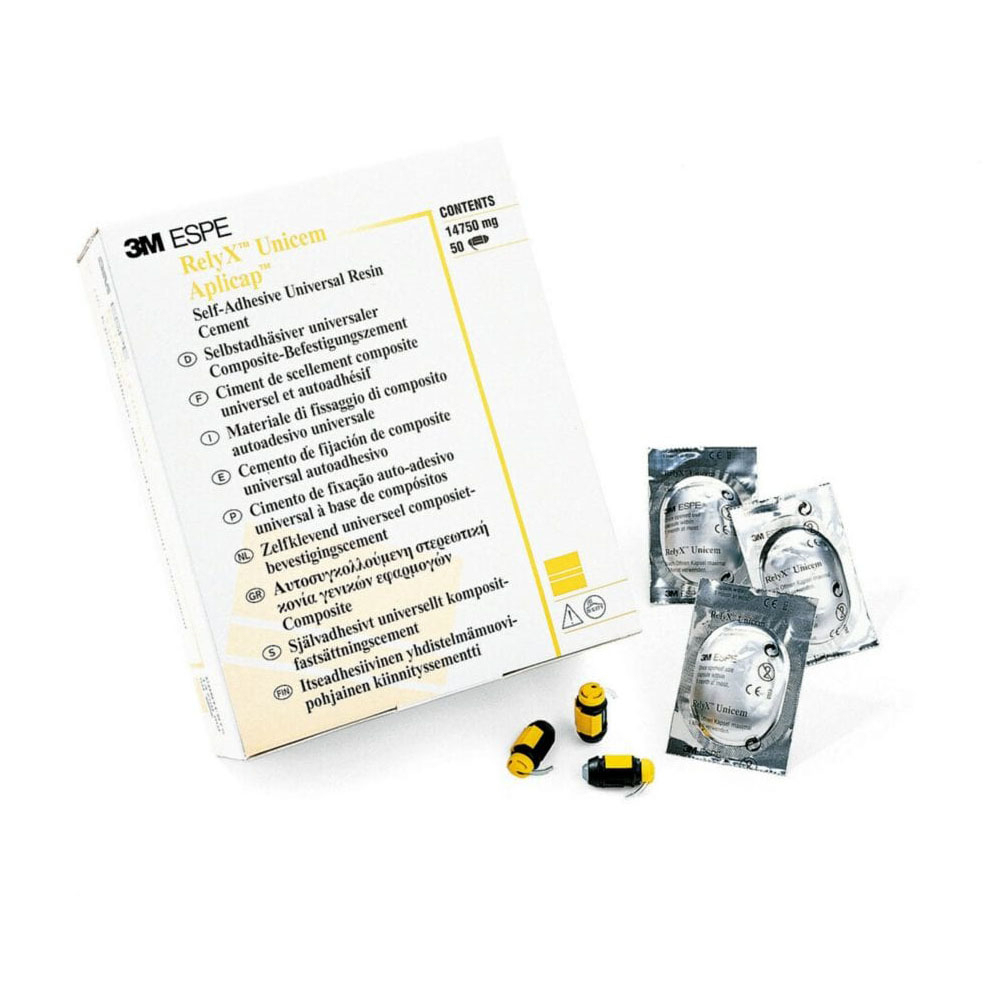 3M ESPE RelyX Unicem Aplicap Self-Adhesive Universal Resin Cement Capsule Refill A2/TR 50Pcs/Box
