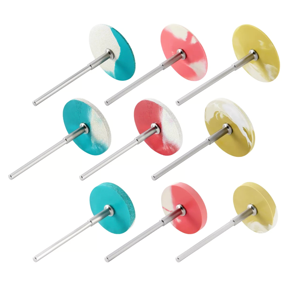 Dental Rubber Diamond Polisher Wheel Disc HP for Porcelain/Zirconia
