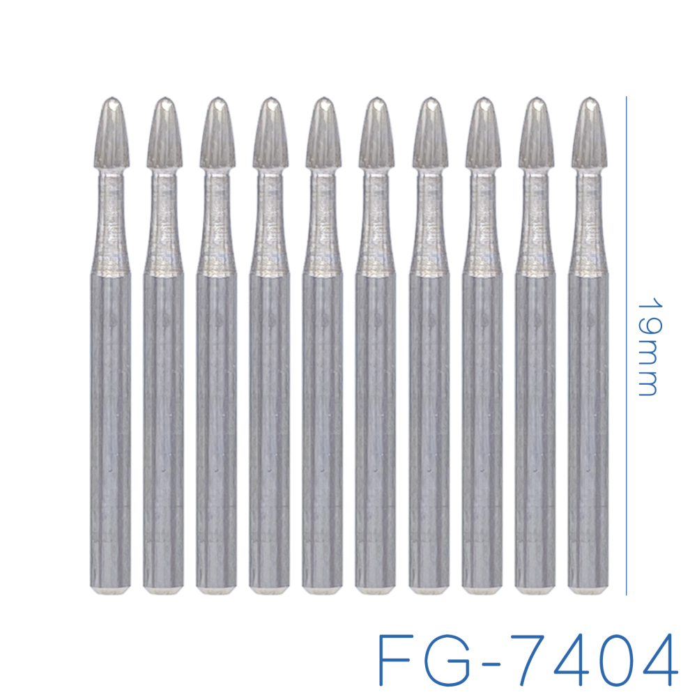 DMXDENT Dental Carbide Trimming & Finishing Burs FG #7404/7406/7408/7901/7902/7903 5pcs