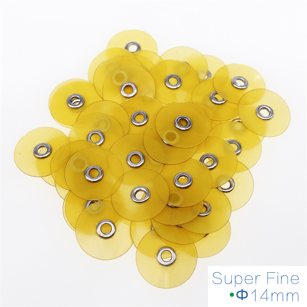 50 Pcs Dental Composite Finishing Polishing Discs 12/14/16mm