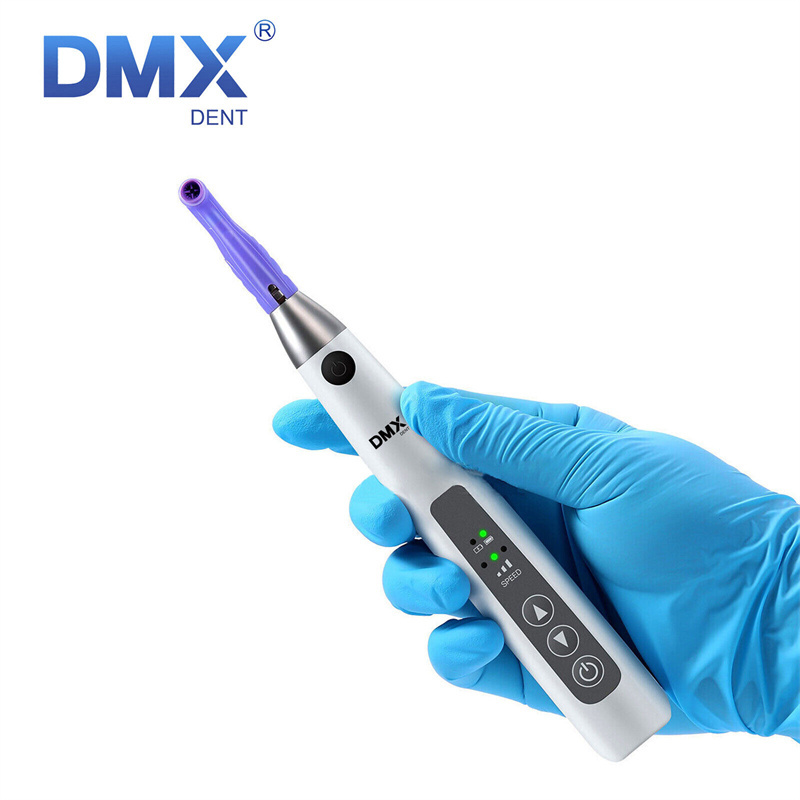 Dental Cordless Electric Hygiene Prophy Handpiece 360° Swivel+2 Prophy Angles