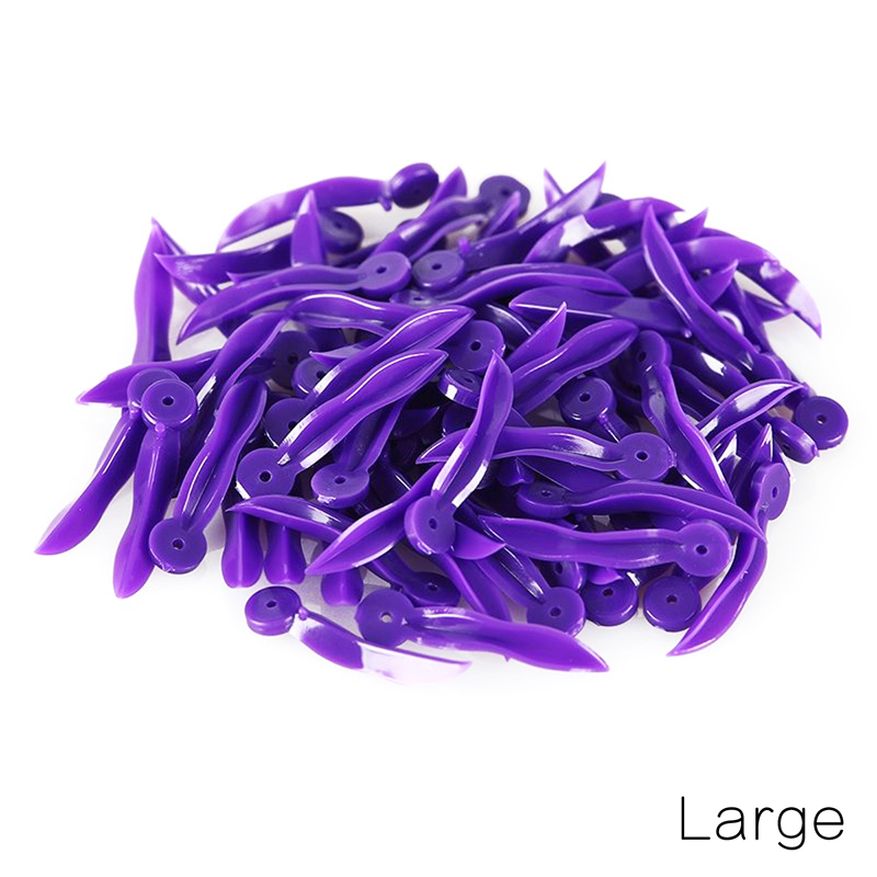 Dental Disposable Plastic Poly-Wedges with Holes 4 Sizes L/M/S/XS 40Pcs/Box