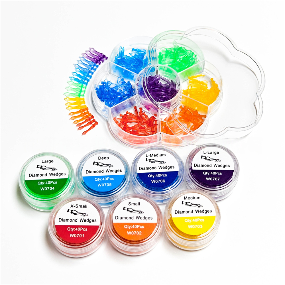 Dental Diamond Matrix Diastema Adaptive Interdental Teeth Wedge