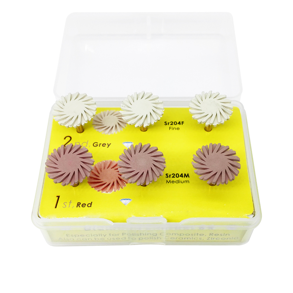 Dental Burs Polishers Composite Polishing kit for Low-Speed Contra Angle
