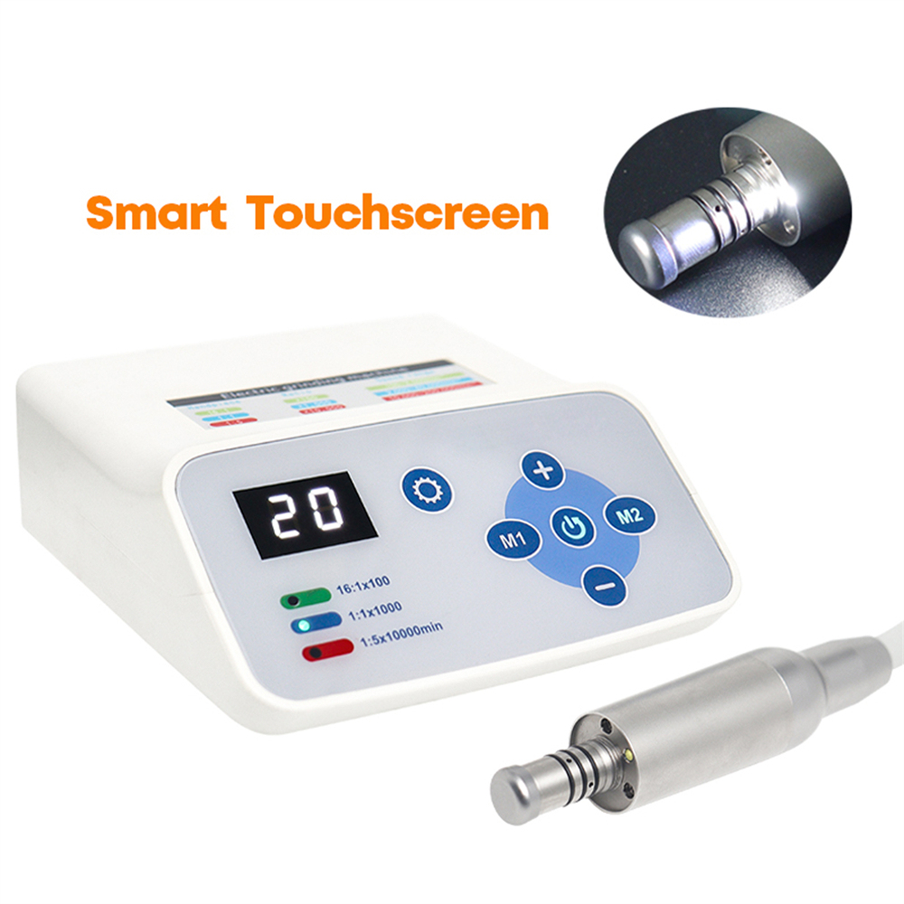 Dental Electric Micro Motor Smart Touch Screen Built-in LED Lighting System