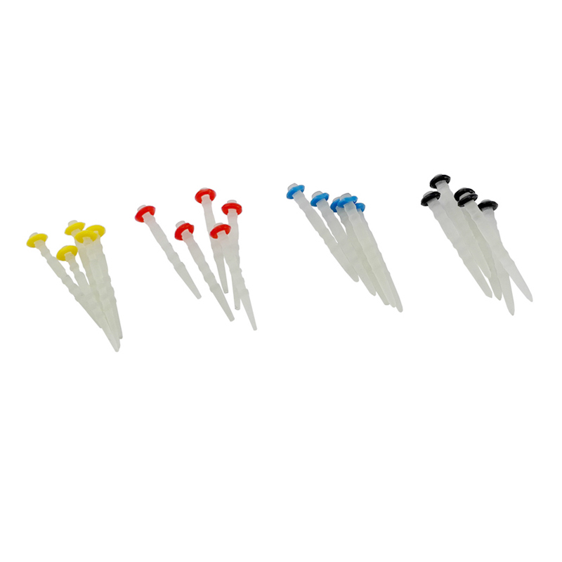 `Dental Glass Quartz Fiber Posts Root Canal Pins Screw Straight 1.0-1.8mm 50 Pcs