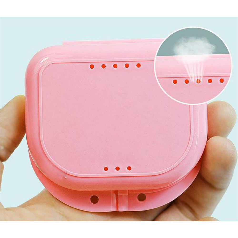 Dental Retainer Case Storage Mouth Guard Box Containers for Invisalign Teeth
