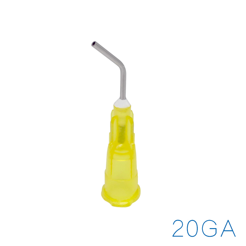 Dental Pre Bent Needle Tips All Size 100Pcs/Bag