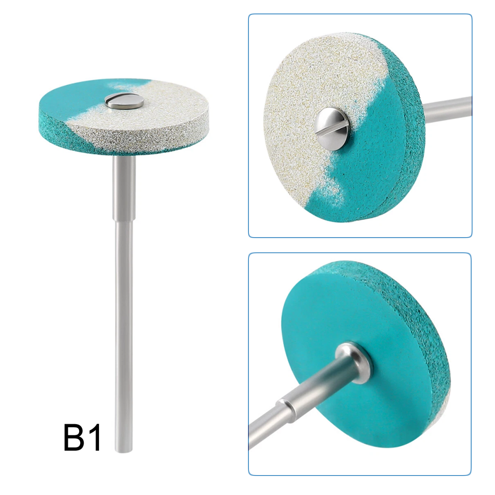 Dental Rubber Diamond Polisher Wheel Disc HP for Porcelain/Zirconia