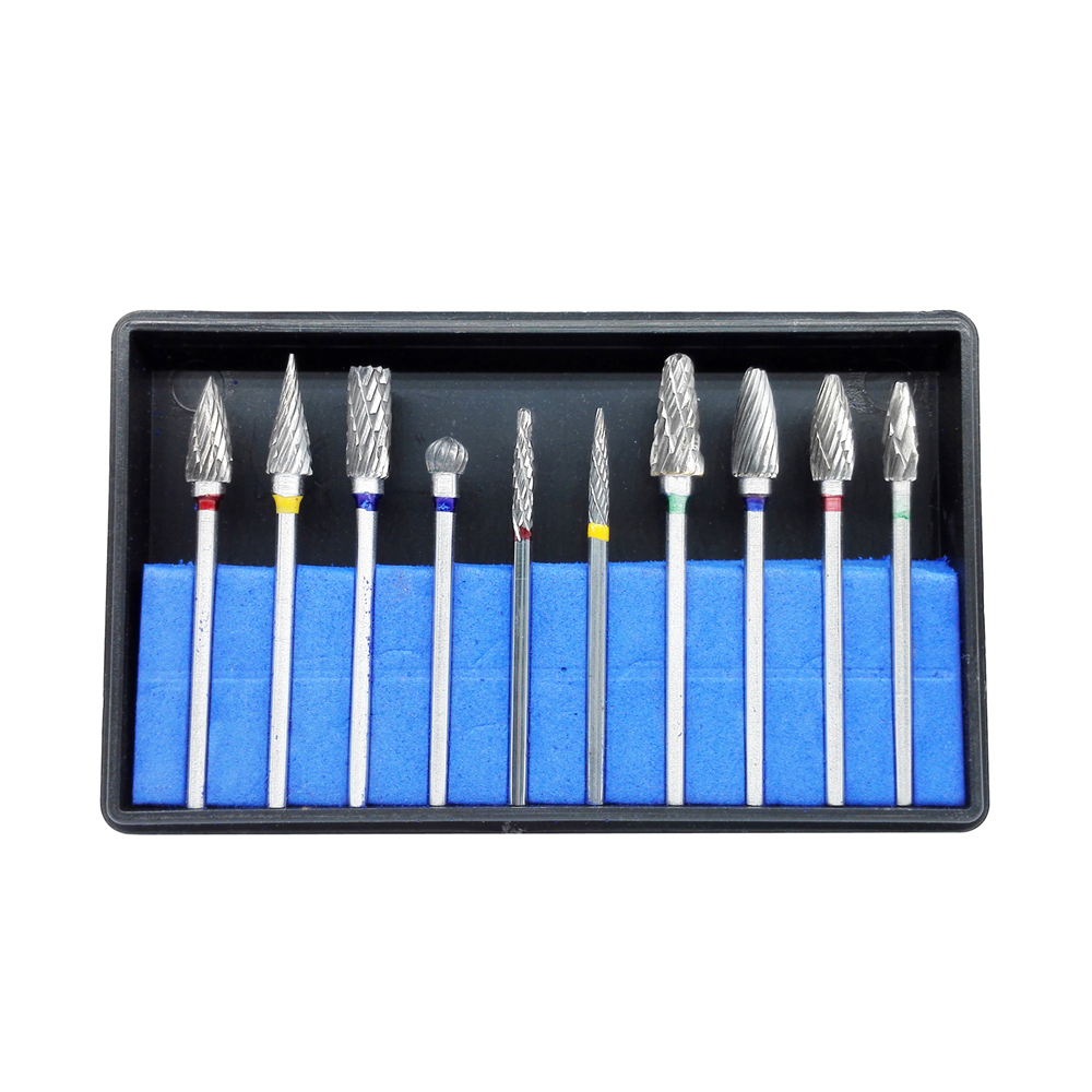Dental Lab Polishing Bur Drills Tungsten Steel Carbide Cutter Burs 2.35MM
