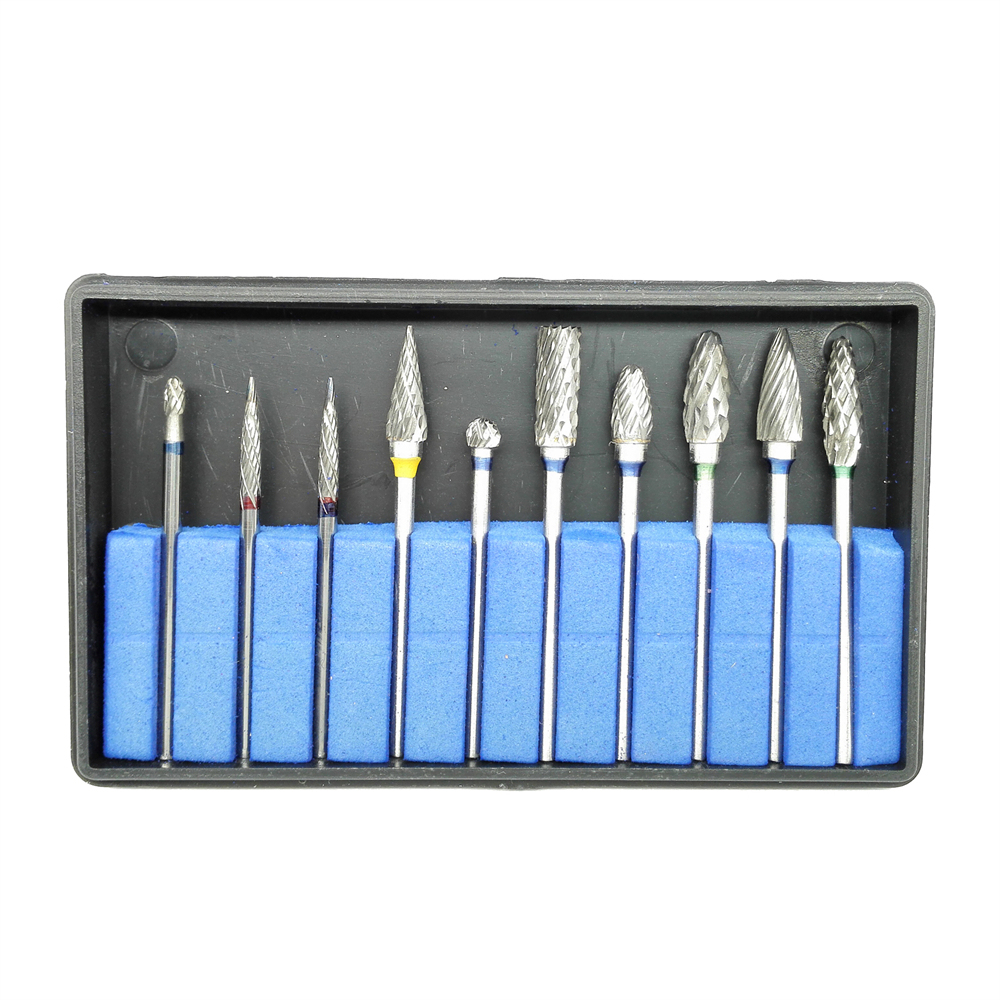 Dental Lab Polishing Bur Drills Tungsten Steel Carbide Cutter Burs 2.35MM