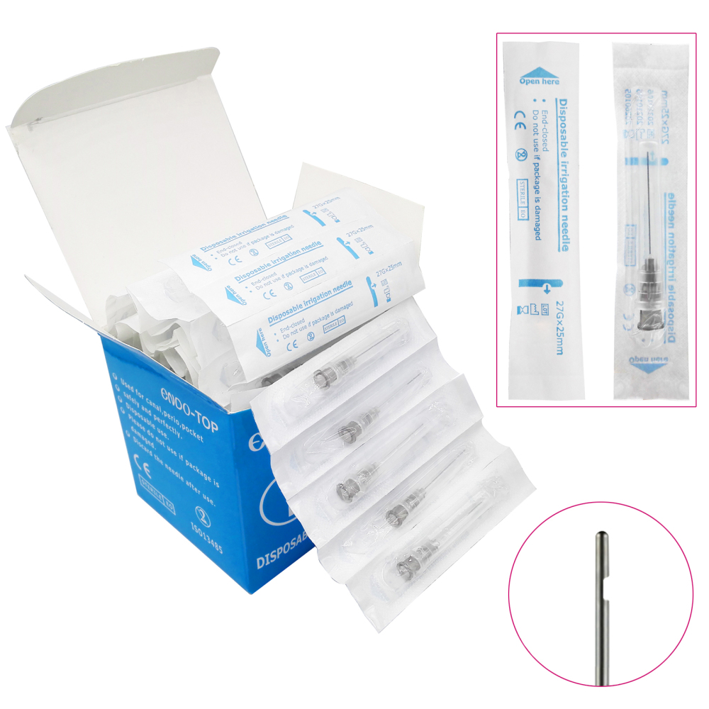 *Dental Endo Irrigation Needle Tip End-closed Side Hole 27Ga 30Ga