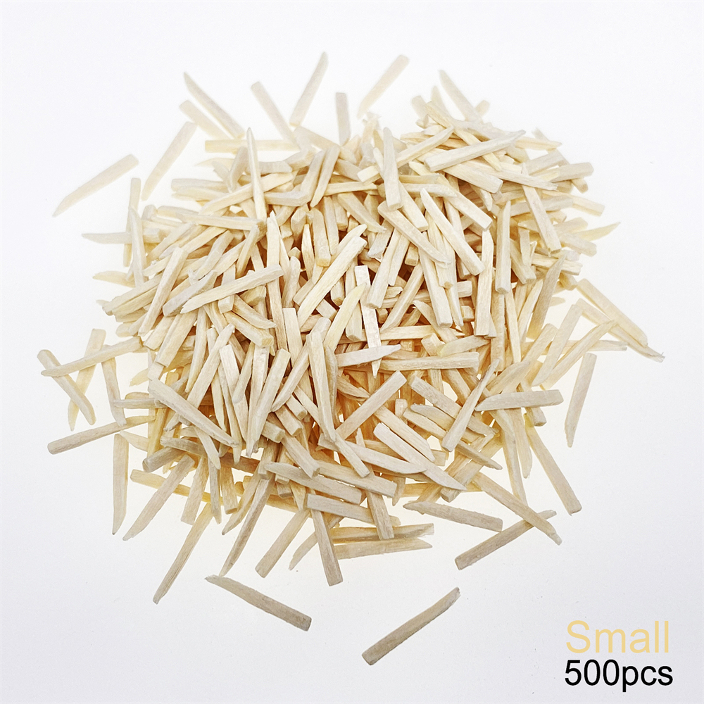 500Pcs Dental Wooden Interdental Wedges Contoured Matrices Wedges Tooth Gap
