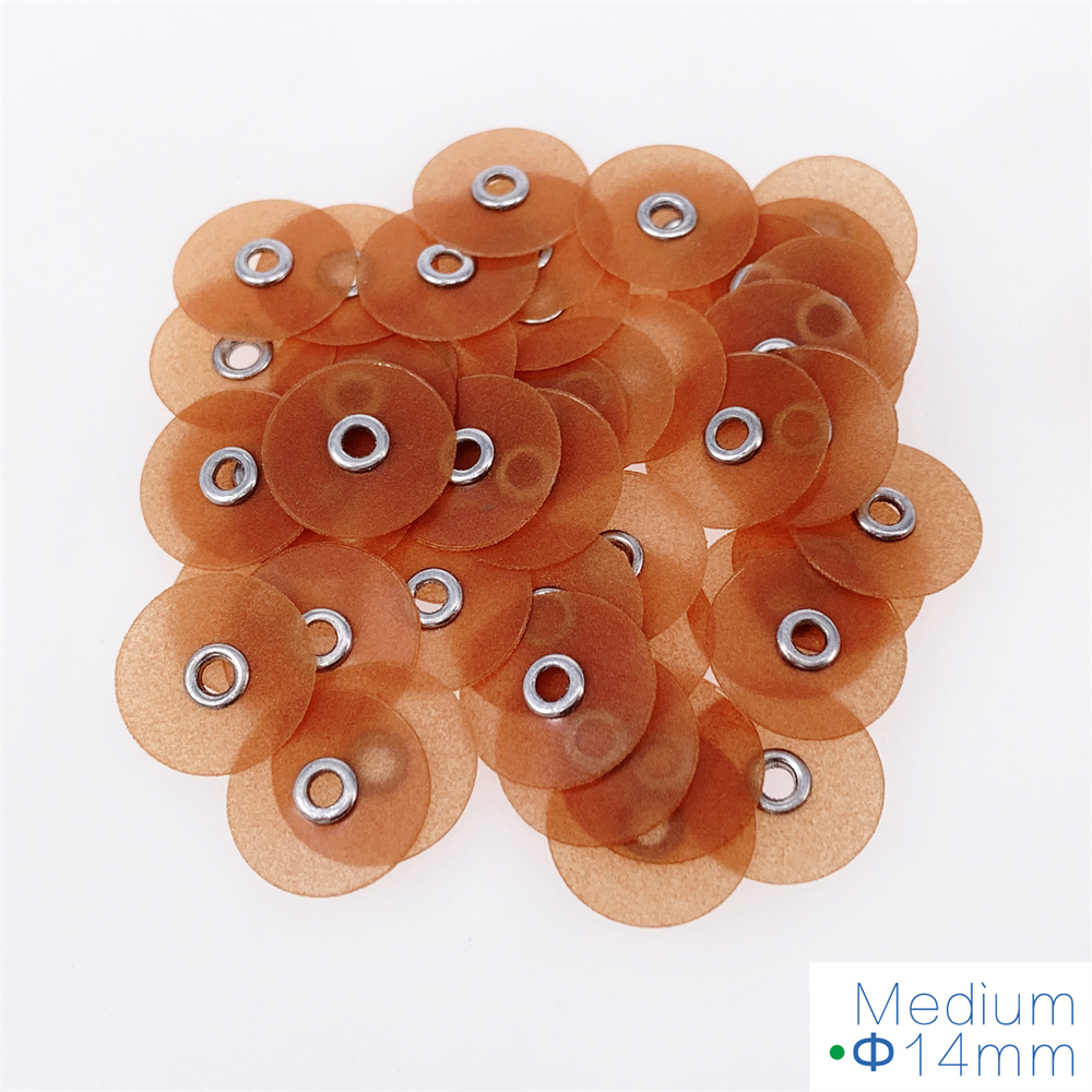 50 Pcs Dental Composite Finishing Polishing Discs 12/14/16mm