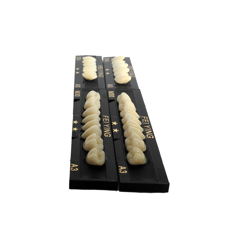 **Dental Denture Synthetic Resin Teeth False Teeth Upper / Lower Shade A2/A3