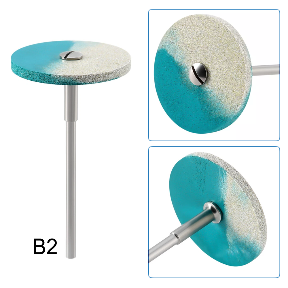 Dental Rubber Diamond Polisher Wheel Disc HP for Porcelain/Zirconia
