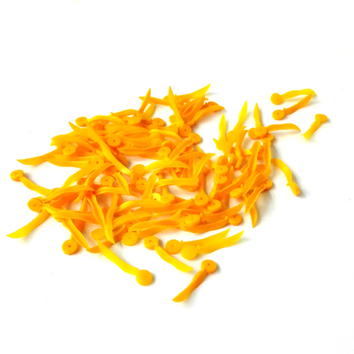 *Dental Plastic Poly-Wedges with Holes Round Stern 100Pcs/Box