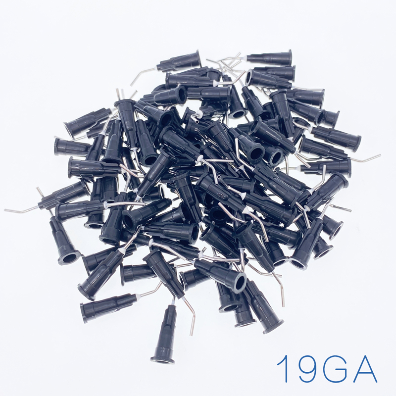 Dental Pre Bent Needle Tips All Size 100Pcs/Bag
