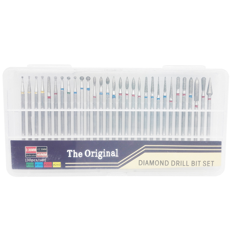 *Dental The Original Diamond Burs Set Tooth Drill Jewelers Bit 2.35mm