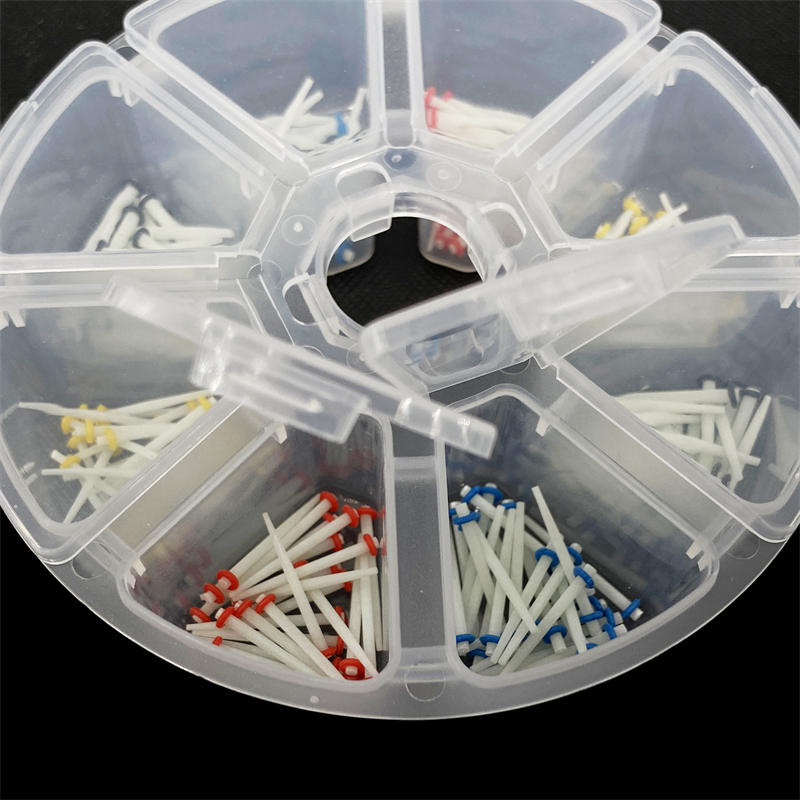 Dental Fiber Post Glass Straight /Quartz Screw Teeth Restorative 200Pcs/Box
