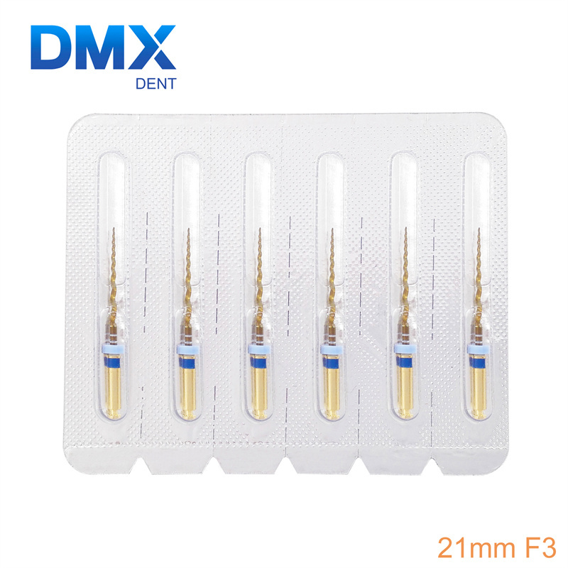 DMXDENT Dental Endodontic NITI Endo Rotary Files Gold Taper Engine Use + Free Gift