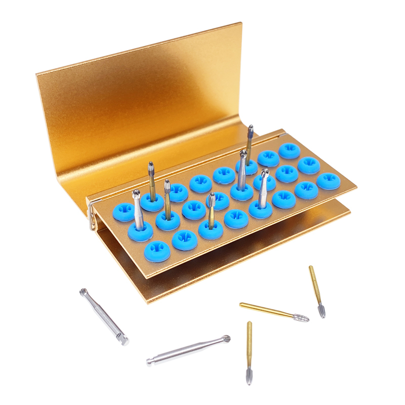 24 Holes with Silicon Dental High Speed Diamond Burs Block Holders Autoclavable