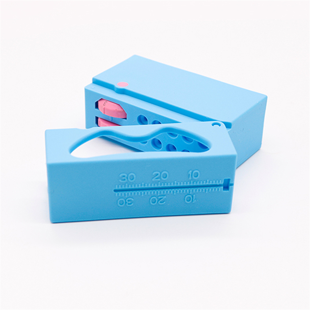 Dental 6/10/20 Hole Bur Endo Files Reamers Block Memory Holder Stand Disinfection Box