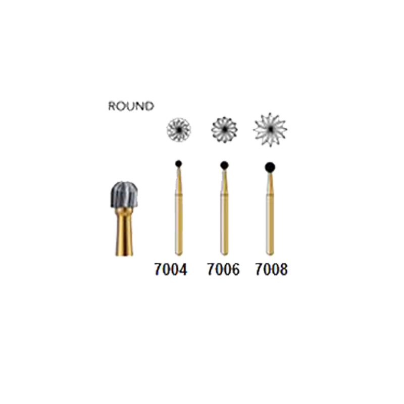 *FG7004 / FG7006 / FG7008 Dental Carbide Trimming & Finishing Round Ball For High Speed Handpiece