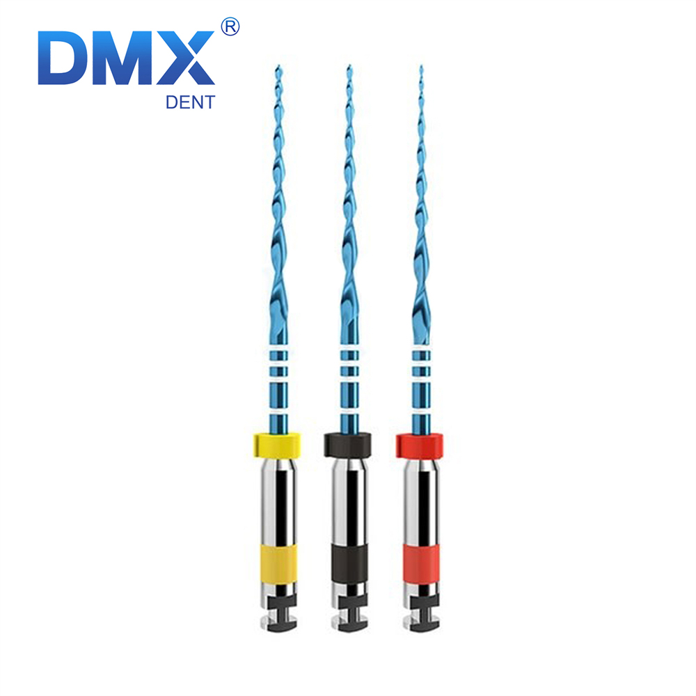 DMXDENT Dental Endo Files Root Canal Endodontic NITI Rotary Engine File 21/25MM 6pcs/pack