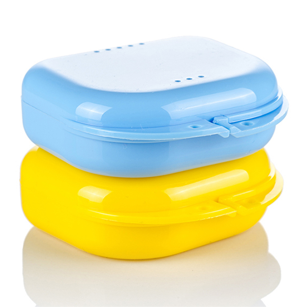 Dental Retainer Case Storage Mouth Guard Box Containers for Invisalign Teeth
