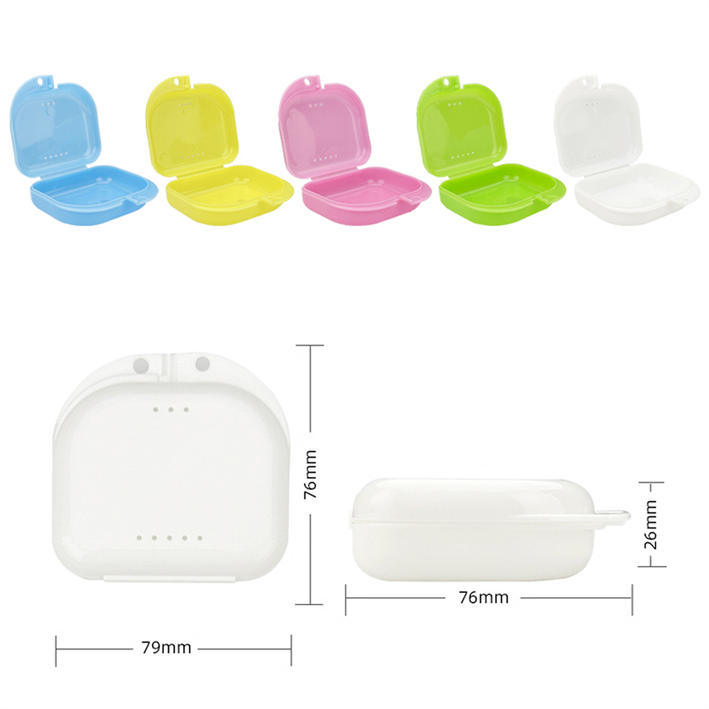 Dental Retainer Case Storage Mouth Guard Box Containers for Invisalign Teeth