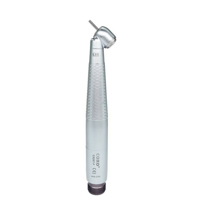 COXO Dental LED Handpiece High Speed Air Turbine E Generator Self Power 4/2 Hole