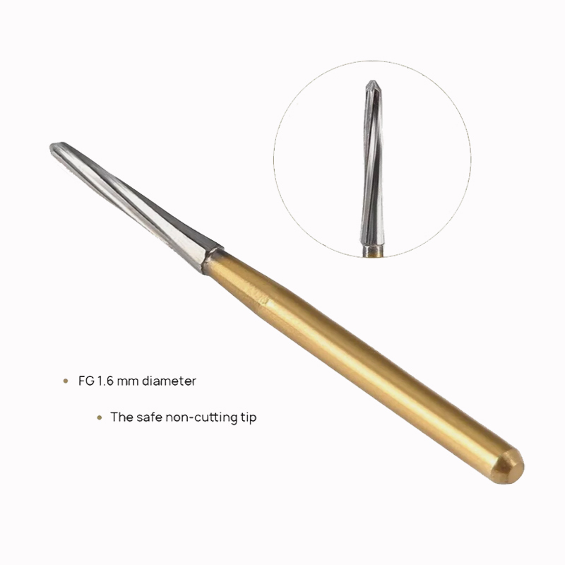 Endo-Z Dental Endodontic Gold-Plated Carbide Burs For High Speed Handpiece 21mm / 23mm