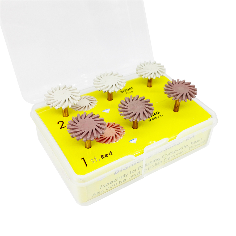 Dental Burs Polishers Composite Polishing kit for Low-Speed Contra Angle