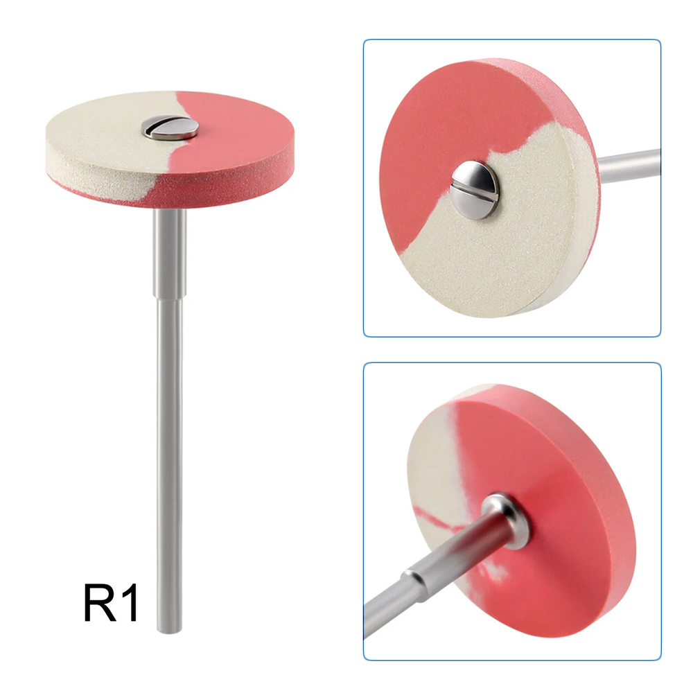 Dental Rubber Diamond Polisher Wheel Disc HP for Porcelain/Zirconia