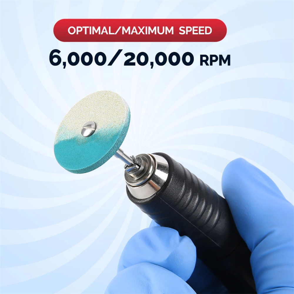 Dental Rubber Diamond Polisher Wheel Disc HP for Porcelain/Zirconia