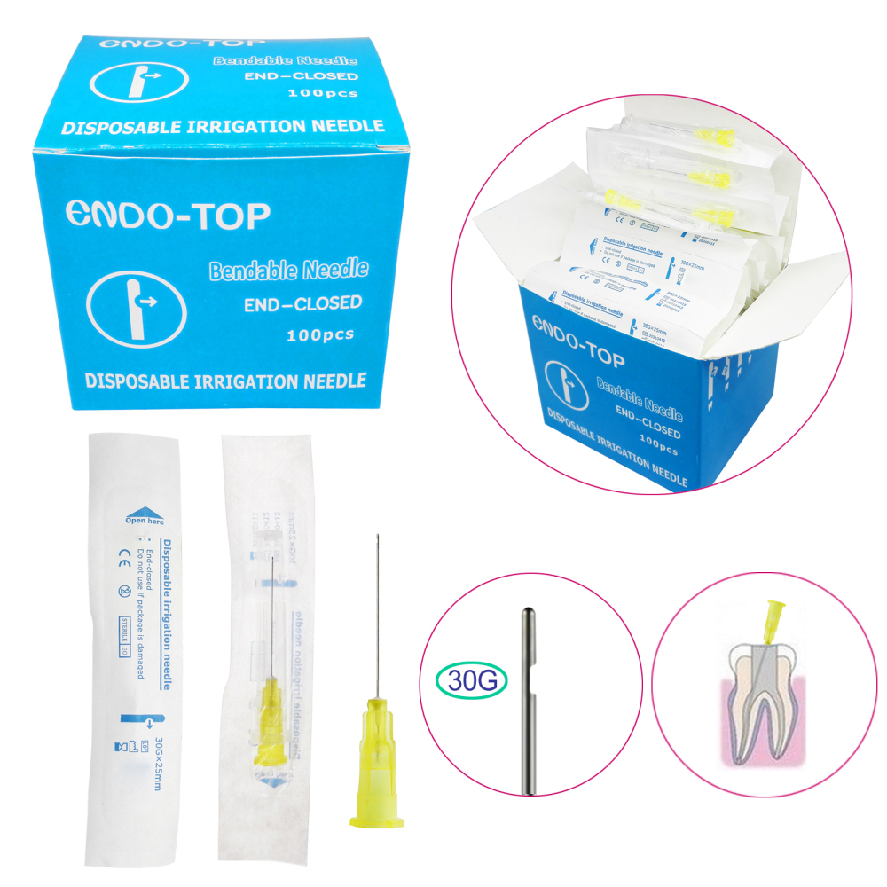 *Dental Endo Irrigation Needle Tip End-closed Side Hole 27Ga 30Ga