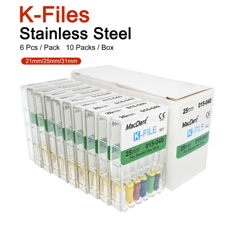 MacDent M Dental K-File Root Canal Hand Use Endo Endodontics Files