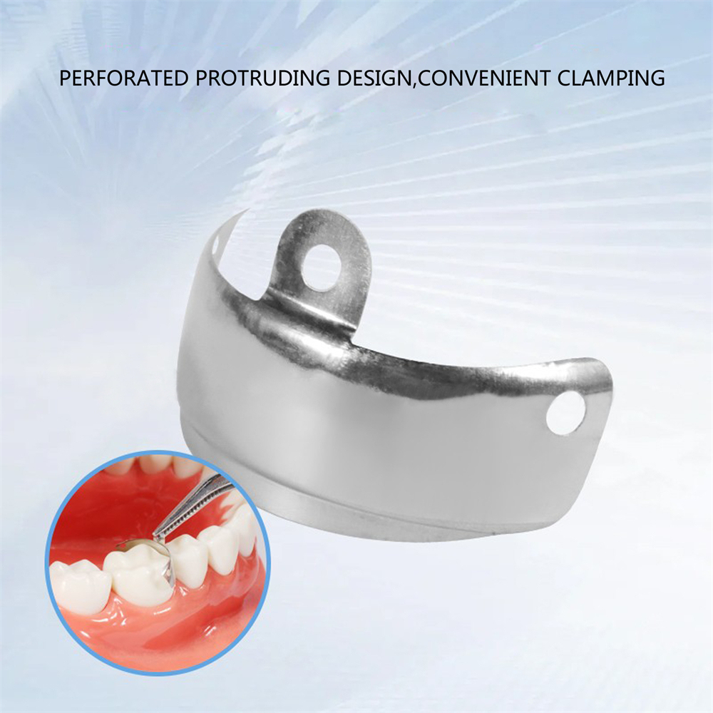 3.5-6.5mm Dental Matrix Bands Ring Sectional Matrice Clamp 100Pcs/Box