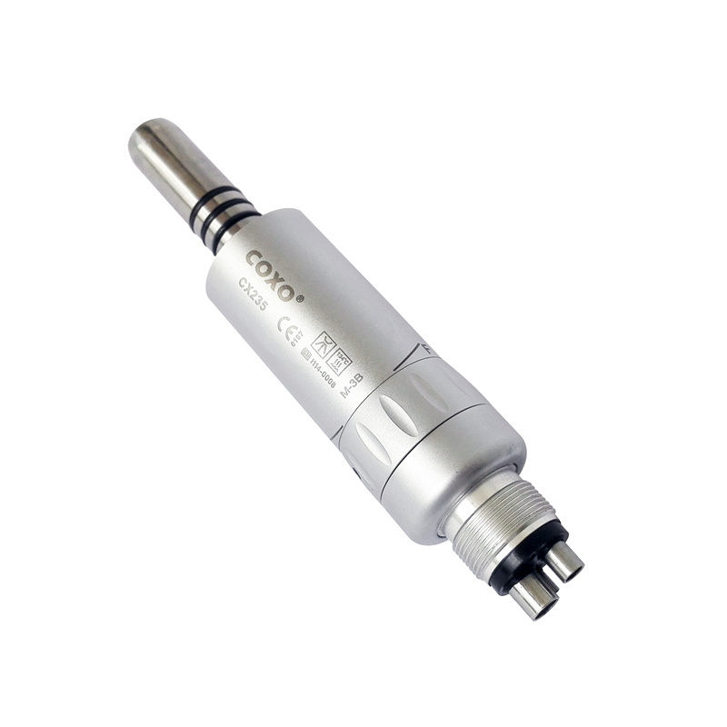 COXO YUSENDENT Dental Fiber Optic LED Contra Angle Handpiece Set Air Motor Straight Nose