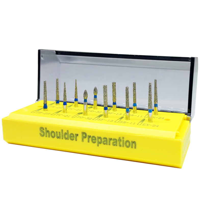 *Dental Interproximal Enamel Reduction Precision Grinding 1.6mm Diamond Burs For High Speed Handpiece