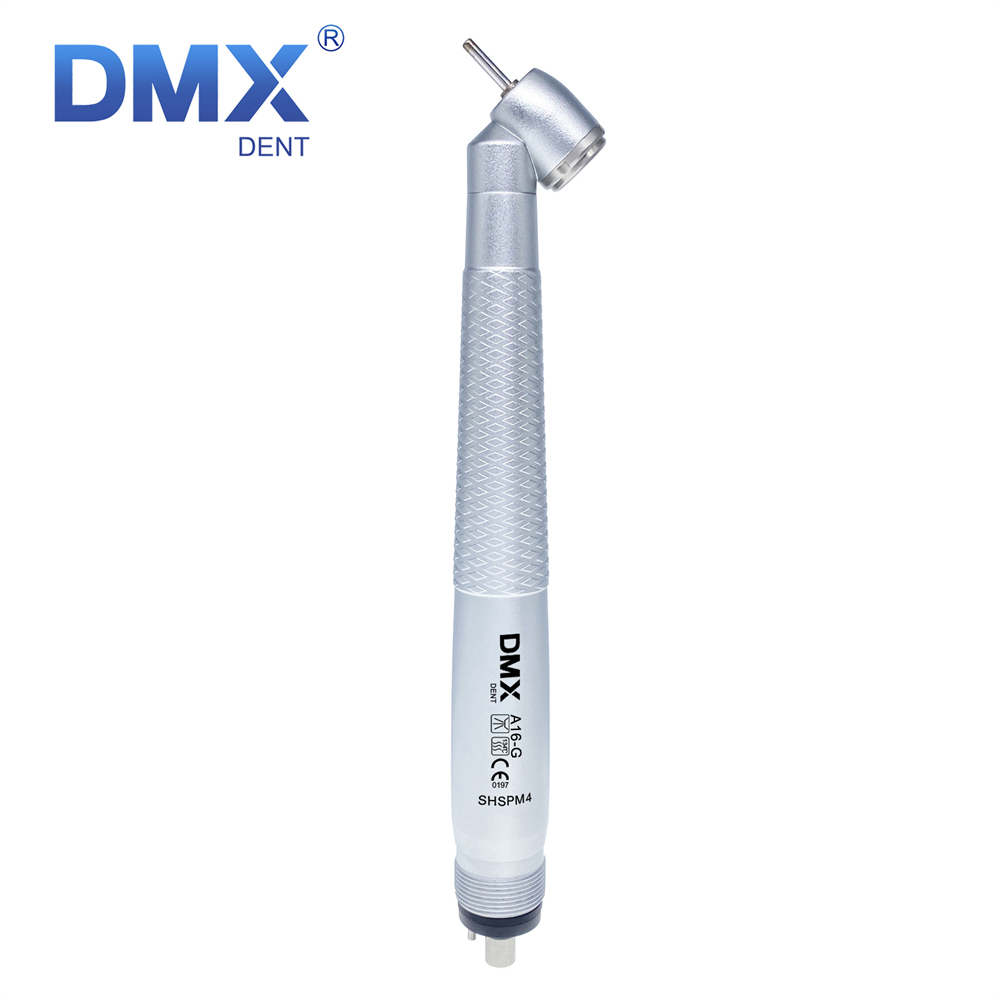 DMXDENT Dental 45° Degree Surgical High Speed Handpiece Push Button 2/4Hole