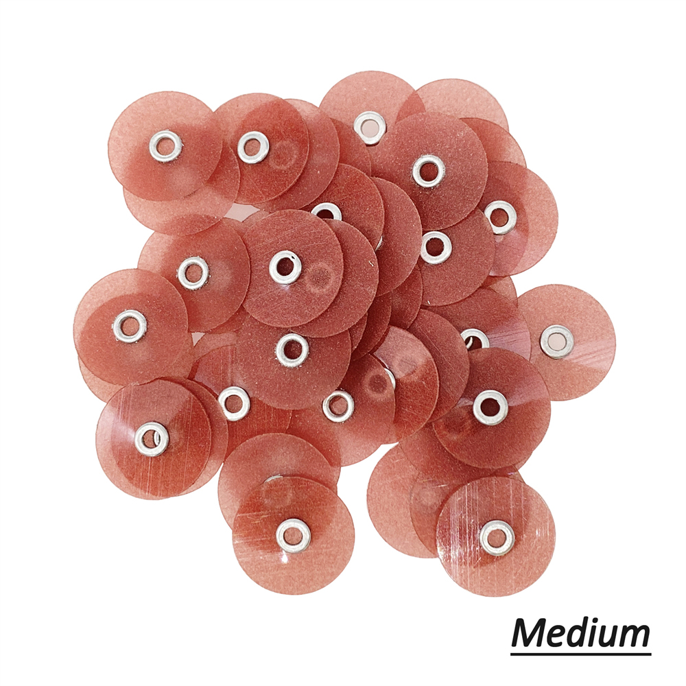 50Pcs Dental Composite Finishing Polishing Discs Coarse/Medium/Fine/Super Fine 16mm