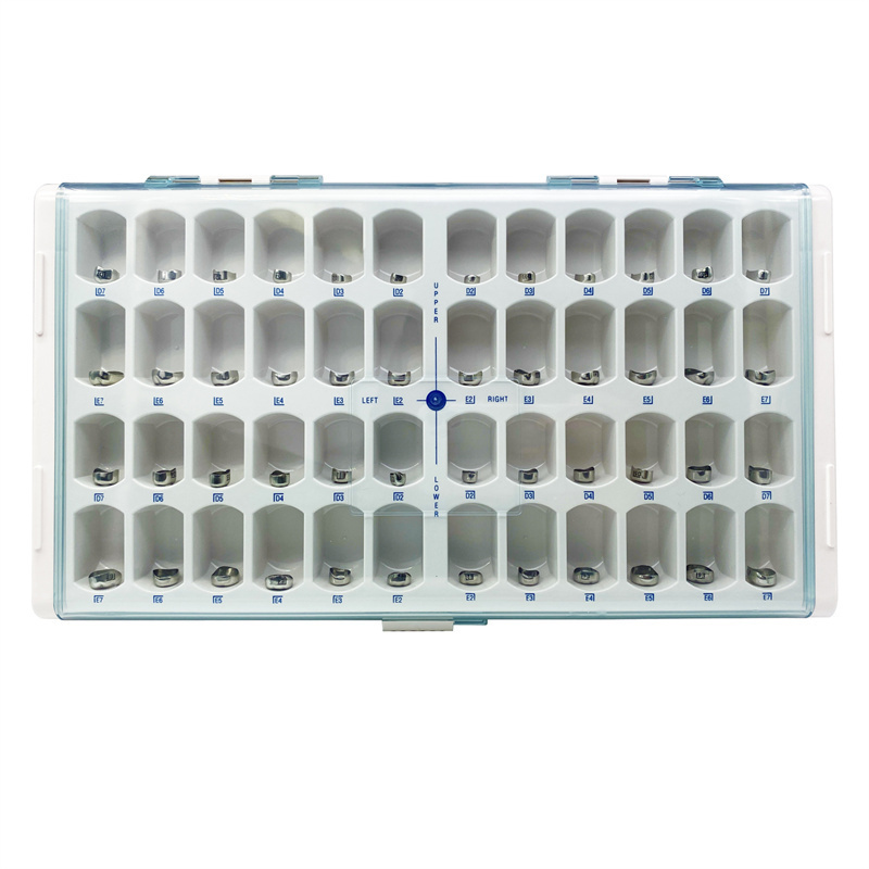 Dental Stainless Steel Kids Primary Molar Crown Pediatric Preformed 48Sizes