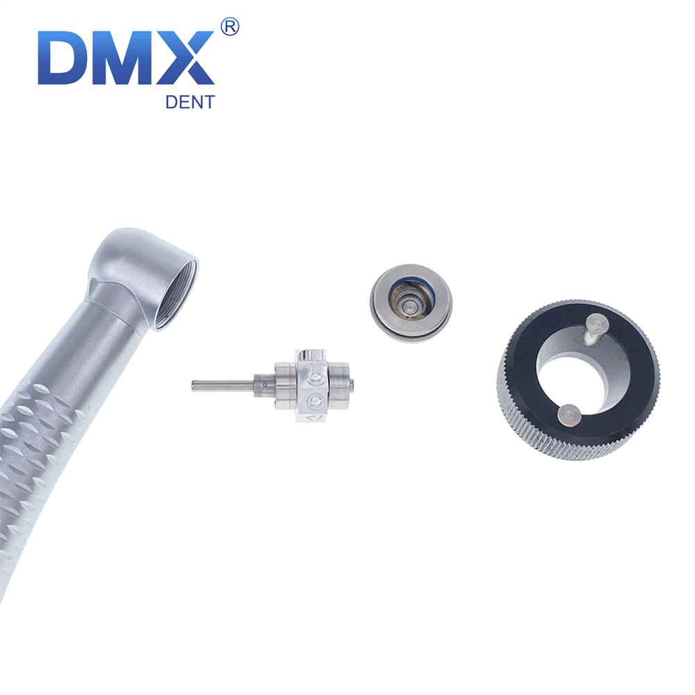 DMXDENT Dental LED E-generator High Speed Handpiece 5*Bulb Fiber Optic NSK Style