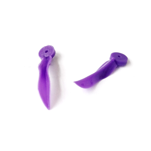 *Dental Plastic Poly-Wedges with Holes Round Stern 100Pcs/Box