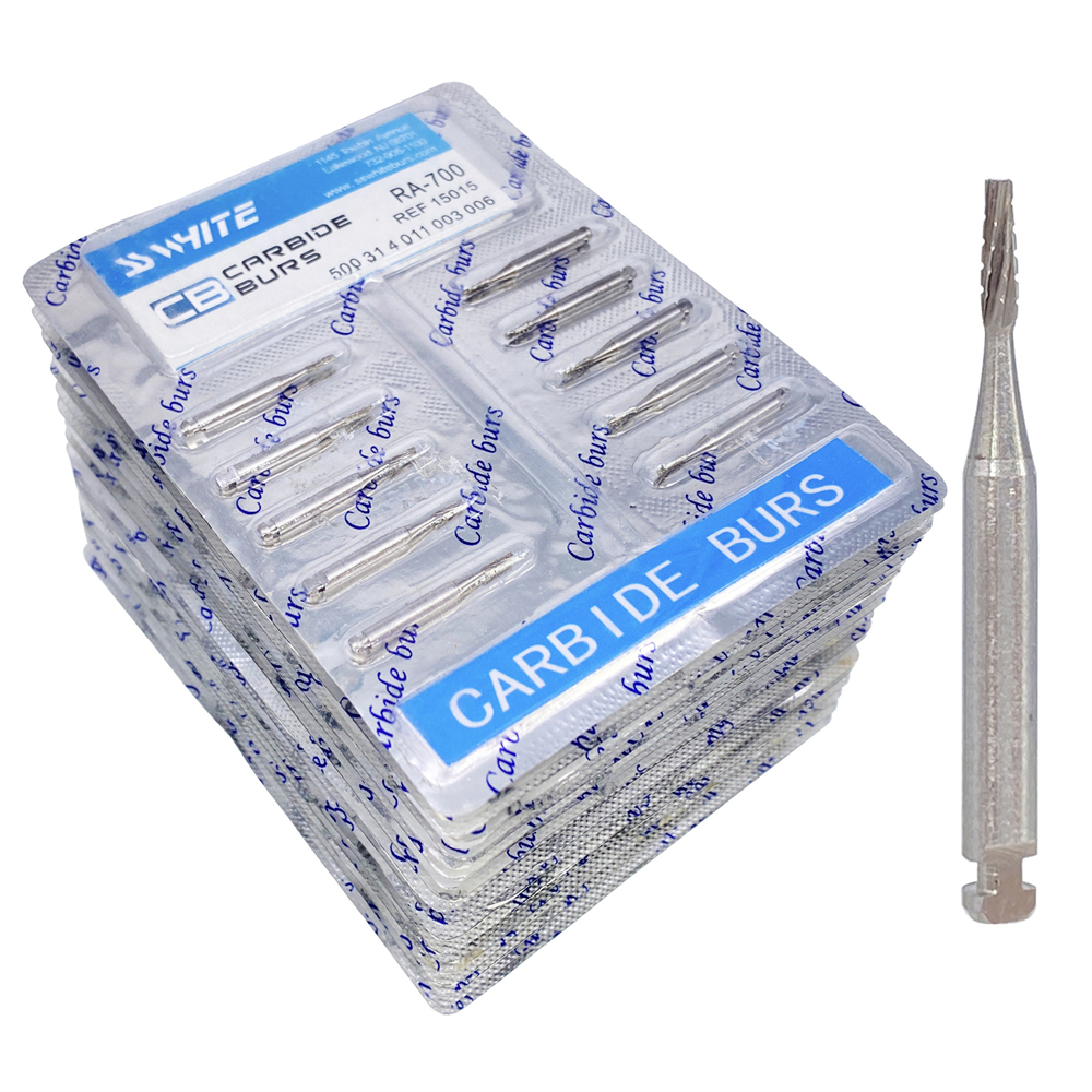 SS White Dental Carbide Burs RA 700/RA701/RA702/RA703 For Low Speed Handpiece